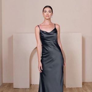 Black Revelry Skye Satin Dress Size 10